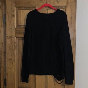 Black sweater